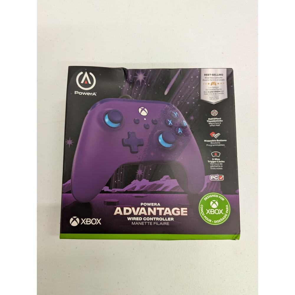 PowerA Advantage Wired Controller Celestial Purple Xbox Series X|S PC USB-C